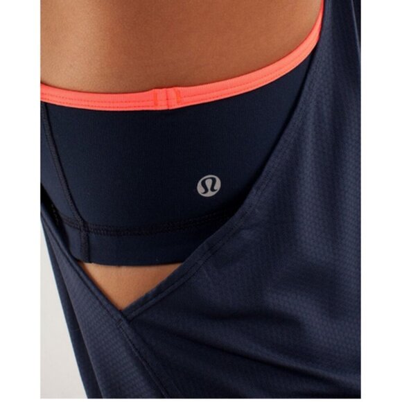 NEW Lululemon Yoga Running Exercise Tank Top 2 colors Navy Blue+ Neon Pink - Picture 7 of 16